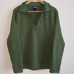 Patagonia 1/4 zip Better Sweater Matcha Green